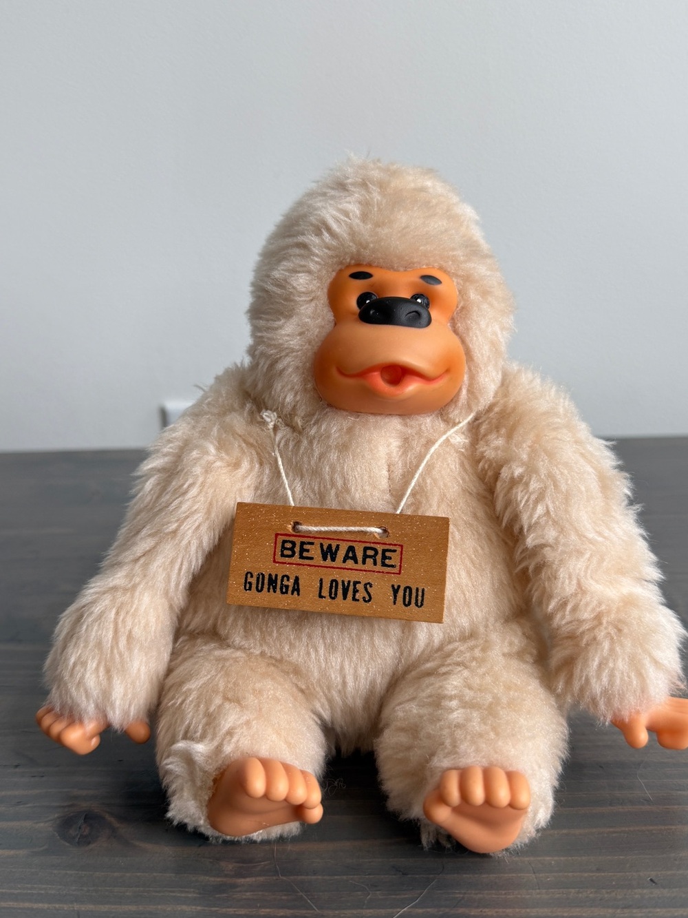 Vintage Russ Berrie "Gonga" gorilla plush toy